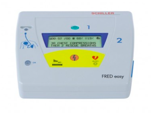 DESFIBRILADOR FRED EASY COMPLETAMENTE AUTOMATICO S/TRAZO SCHILLER SHFREDEASYF